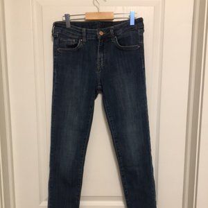 &Denim Skinny Low Waist Jeans, Size 28